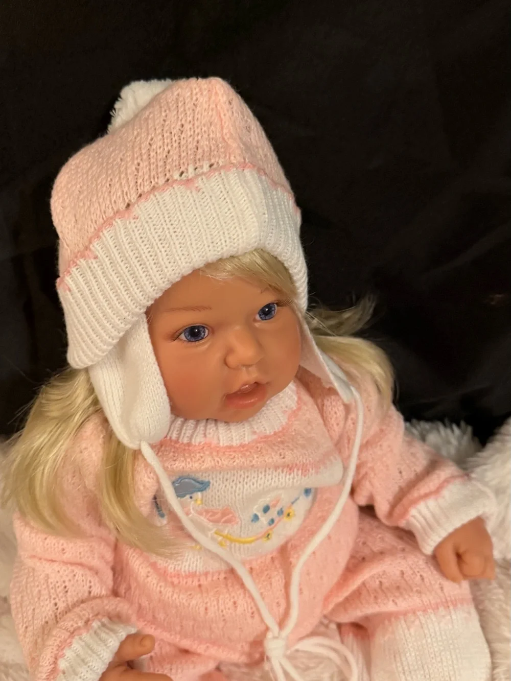Lee Middleton Toddler “I Love Violets” Doll Blonde Hair Blue Eyes Original Outfi